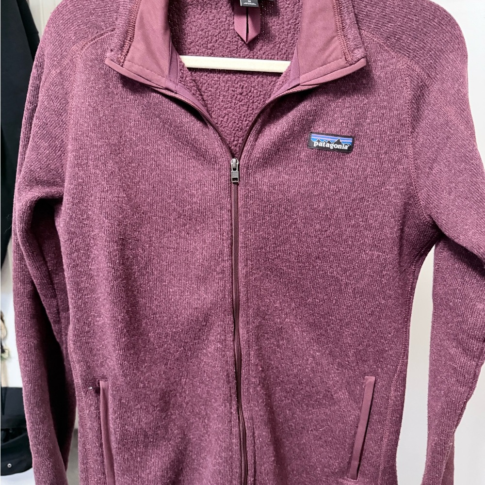 Patagonia Maroon Full-Zip Jacket